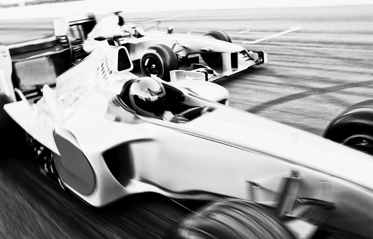 Win the Race. Formula 1 auto die een voorsprong neemt op de rest. Blijf je concurrenten een stap voor met SEO op je website.